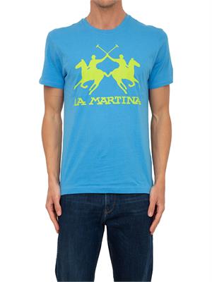 T-SHIRT LA MARTINA AZZURRO in UOMO