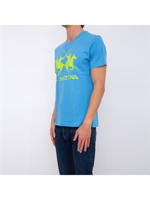 T-SHIRT LA MARTINA AZZURRO in UOMO