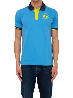 POLO LA MARTINA AZZURRO in UOMO