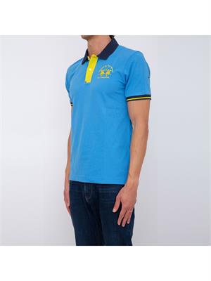 POLO LA MARTINA AZZURRO in UOMO