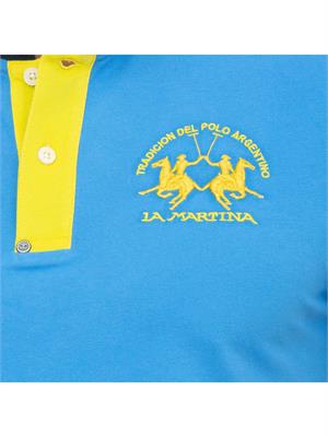 POLO LA MARTINA AZZURRO in UOMO