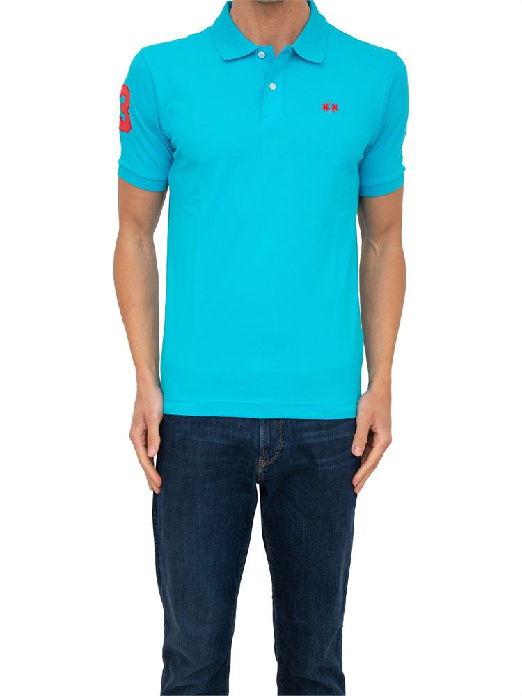 POLO LA MARTINA AZZURRO