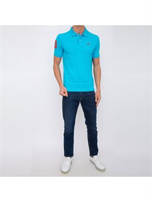 POLO LA MARTINA AZZURRO in UOMO