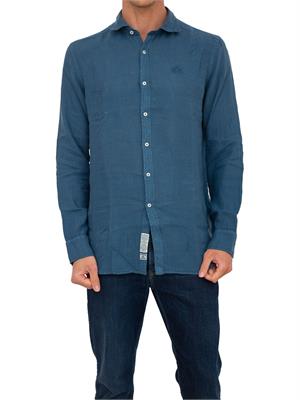 CAMICIA MANICA LUNGA LA MARTINA BLU in UOMO