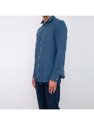 CAMICIA MANICA LUNGA LA MARTINA BLU in UOMO