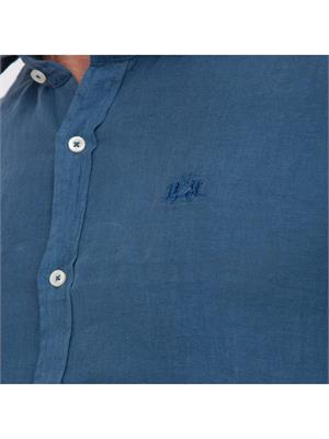 CAMICIA MANICA LUNGA LA MARTINA BLU in UOMO