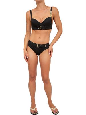 COSTUME SLIP MOSCHINO SWIM NERO in DONNA