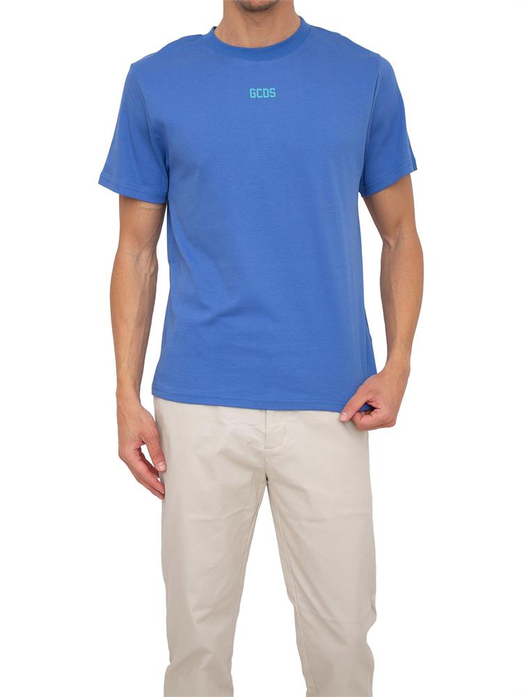 T-SHIRT GCDS BLU