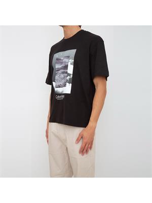 T-SHIRT CALVIN KLEIN NERO in UOMO