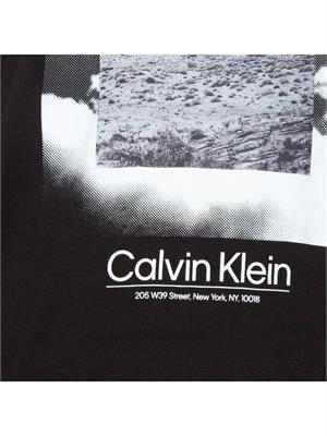T-SHIRT CALVIN KLEIN NERO in UOMO