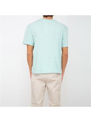 T-SHIRT CALVIN KLEIN ACQUAMARINA in UOMO