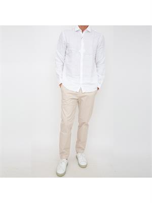 CAMICIA MANICA LUNGA CALVIN KLEIN BIANCO in UOMO