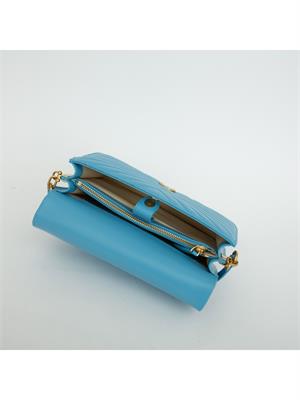 BORSA A SPALLA PINKO AZZURRO in DONNA