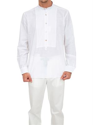 CAMICIA MANICA LUNGA ELEVENTY BIANCO in UOMO