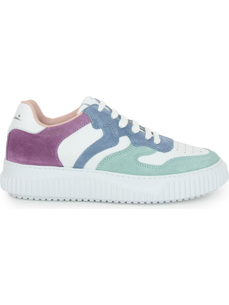 SNEAKERS VOILE BLANCHE MULTICOLOR