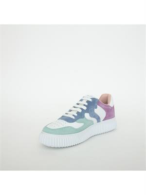 SNEAKERS VOILE BLANCHE MULTICOLOR in DONNA