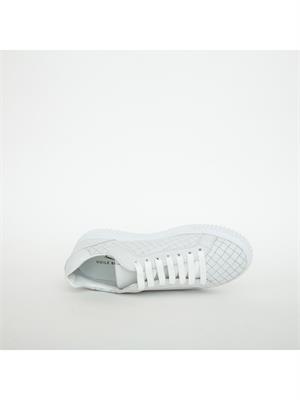 SNEAKERS VOILE BLANCHE BIANCO in DONNA
