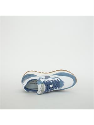 SNEAKERS VOILE BLANCHE AZZURRO in DONNA