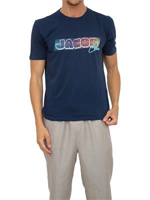 T-SHIRT JACOB COHEN BLU in UOMO