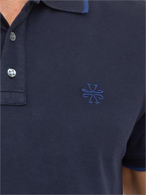 POLO JACOB COHEN BLU in UOMO