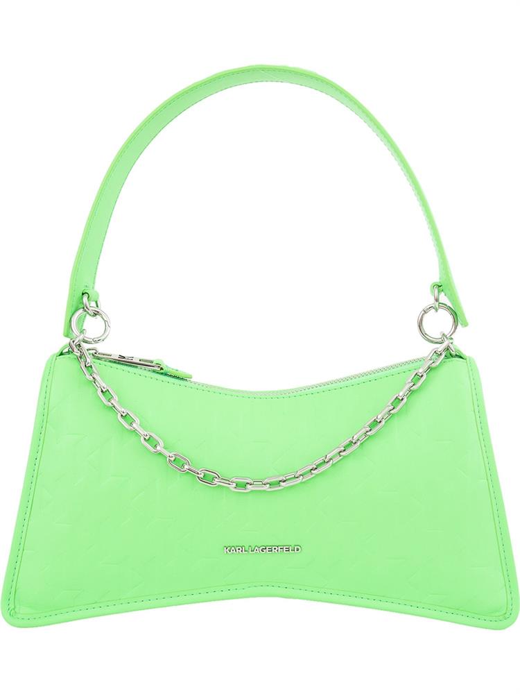 BORSA A SPALLA K.LAGERFELD VERDE