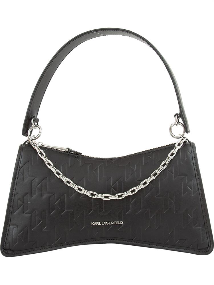 BORSA A SPALLA K.LAGERFELD NERO