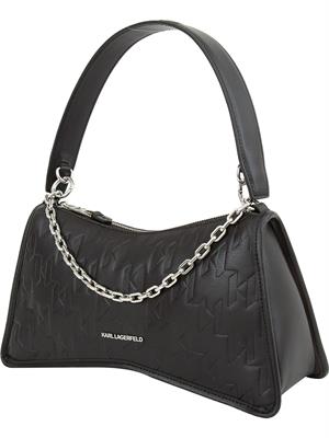 BORSA A SPALLA K.LAGERFELD NERO in DONNA