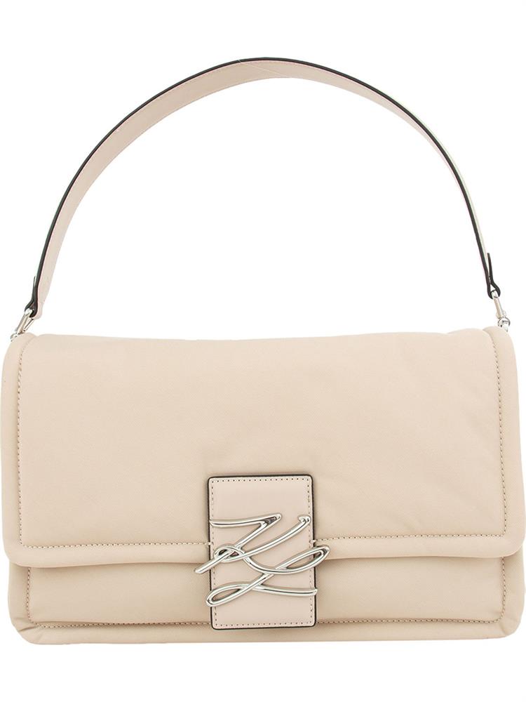 BORSA A SPALLA K.LAGERFELD BEIGE
