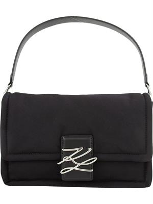 BORSA A SPALLA K.LAGERFELD NERO in DONNA