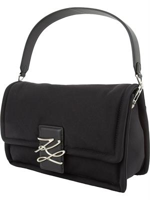 BORSA A SPALLA K.LAGERFELD NERO in DONNA