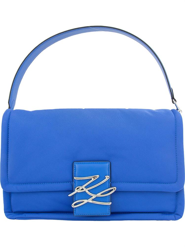 BORSA A SPALLA K.LAGERFELD BLU