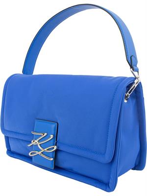BORSA A SPALLA K.LAGERFELD BLU in DONNA