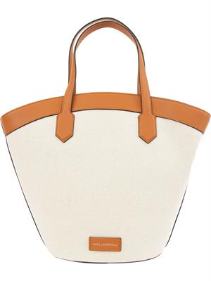 BORSA A SPALLA K.LAGERFELD AVORIO in DONNA