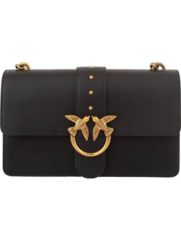 BORSA A SPALLA PINKO NERO