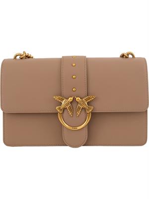 BORSA A SPALLA PINKO BEIGE in DONNA