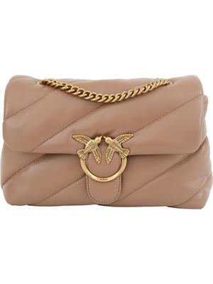 BORSA A SPALLA PINKO BEIGE in DONNA