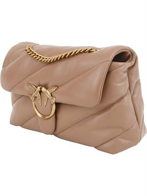 BORSA A SPALLA PINKO BEIGE in DONNA