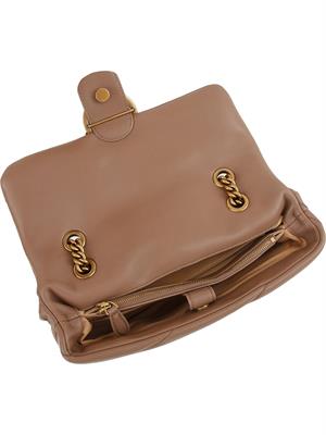 BORSA A SPALLA PINKO BEIGE in DONNA