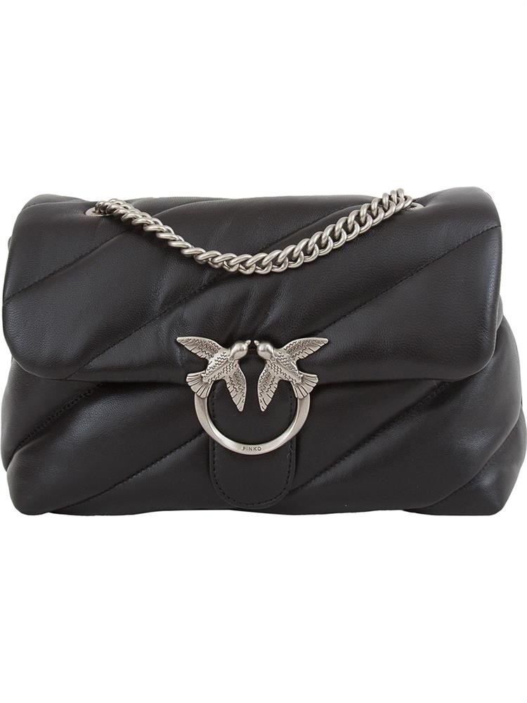 BORSA A SPALLA PINKO NERO