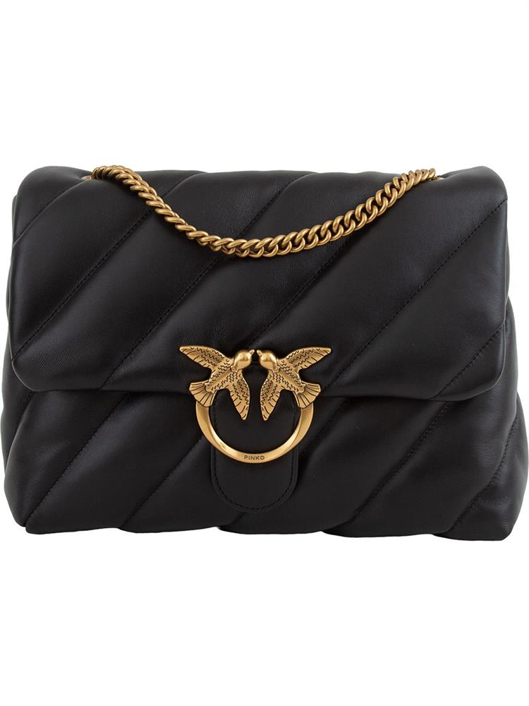 BORSA A SPALLA PINKO NERO
