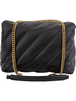 BORSA A SPALLA PINKO NERO in DONNA