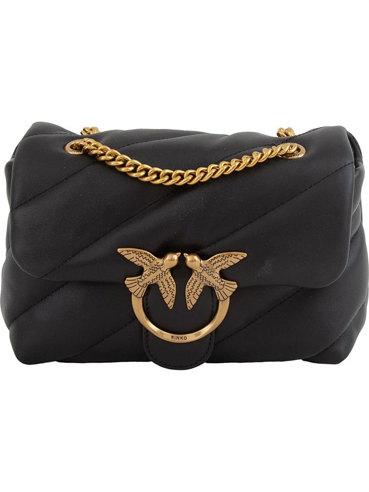 BORSA A SPALLA PINKO NERO