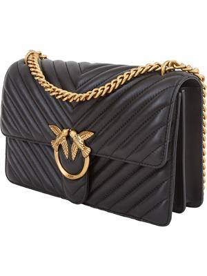 BORSA A SPALLA PINKO NERO in DONNA