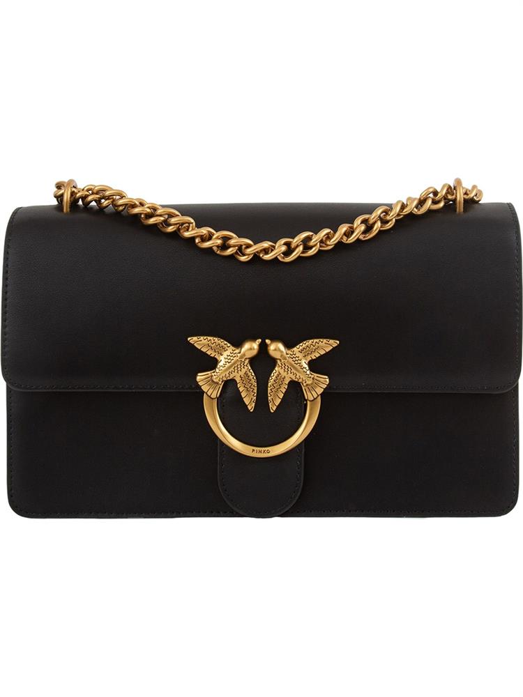 BORSA A SPALLA PINKO NERO