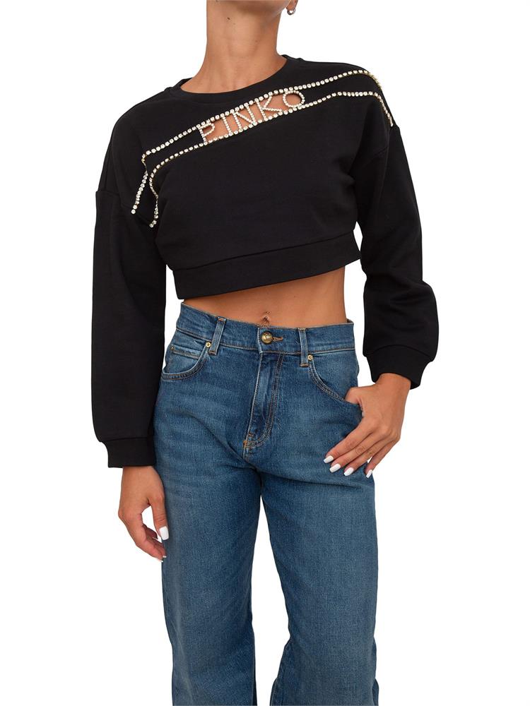 FELPA PINKO NERO