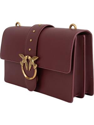 BORSA A SPALLA PINKO BORDEAUX in DONNA