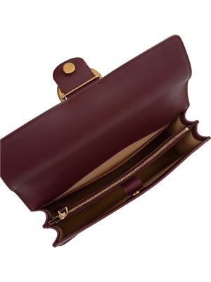 BORSA A SPALLA PINKO BORDEAUX in DONNA