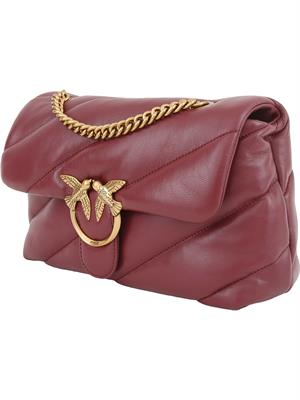 BORSA A SPALLA PINKO BORDEAUX in DONNA