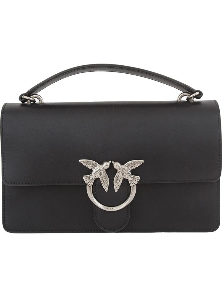 BORSA A SPALLA PINKO NERO