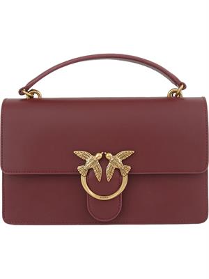 BORSA A SPALLA PINKO BORDEAUX in DONNA